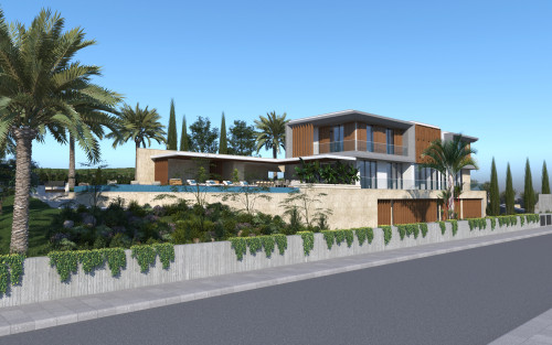 Luxury 4 Bedroom villa with panoramic and unopstracted view in Mouttagiakka area, in Limassol